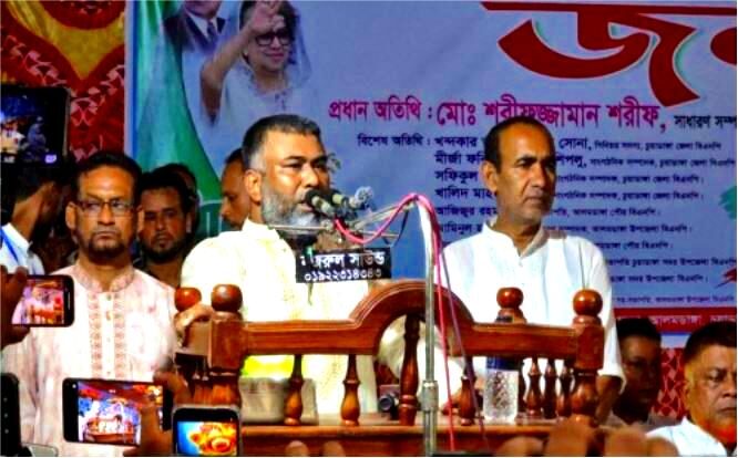 চুয়াডাঙ্গা-১: ধানের শীষের পক্ষে জনসভায় শরীফুজ্জামান শরীফের আহ্বান, শহর ভর্তি ৩০ হাজার নেতা-কর্মী